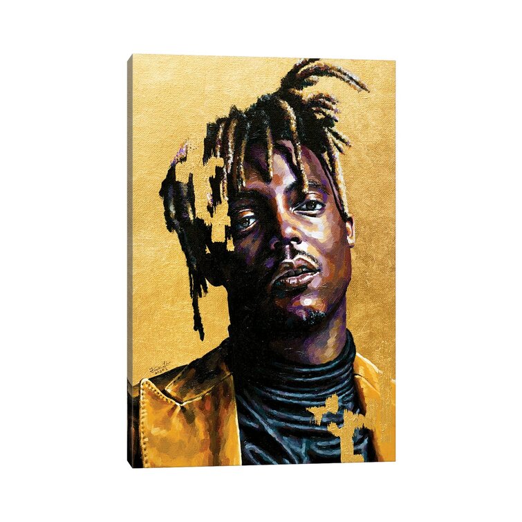 Juice Wrld On Canvas by Jackie Liu Painting